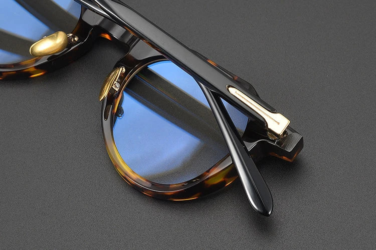 Vintage Oval Acetate Optical Eyeglasses Frame