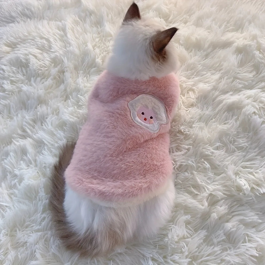 Warm Pet Vest Sweater for Cats and Small Dogs