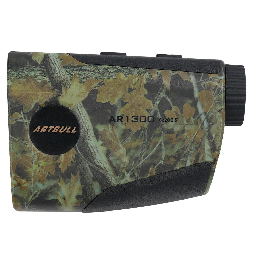 Camouflage Rechargeable Golf & Hunting Laser Rangefinder with Flag-Lock Vibration