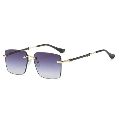 Trimmed Square Sunglasses Cover  Trend European And American Star Glasses