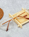 Men Reading Glasses Presbyopia Eyewear Full Frame Anti-Scratch Diopter Gold Color Glasses Unisex Multiple Degrees