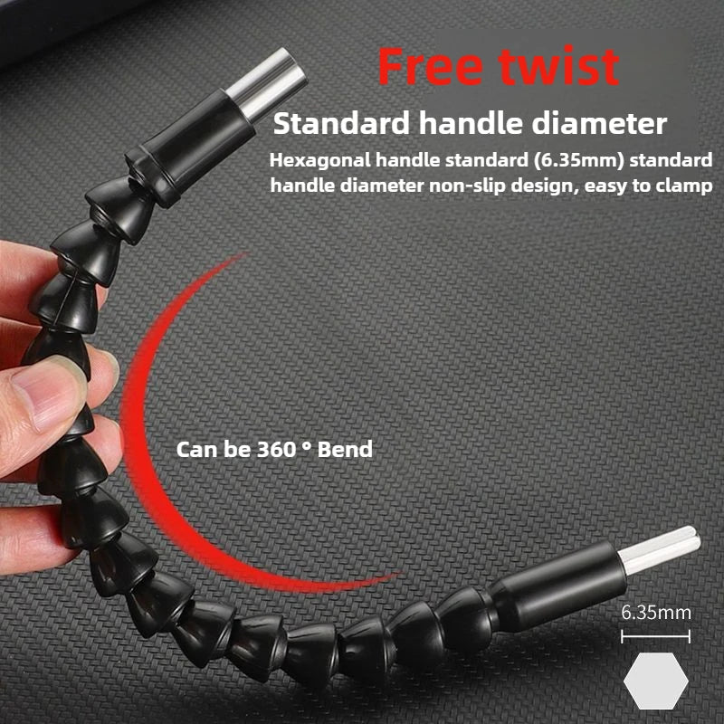 12pcs Flexible Shaft Movable Screw Rotating Ratchet Plum Blossom L-type Screwdriver, Full Set of Electric Universal Screwdriver