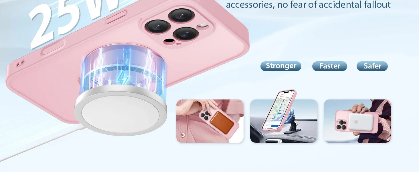 Luxury Magsafe Matte Phone Case For iPhone 16 Pro Max with  Rotatable Ring Stand Camera Lens Protection Shockproof Case