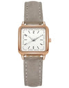 Fashion Simple Quartz watch for Women Wristwatches Ladies Red Leather Business Students Casual Watch