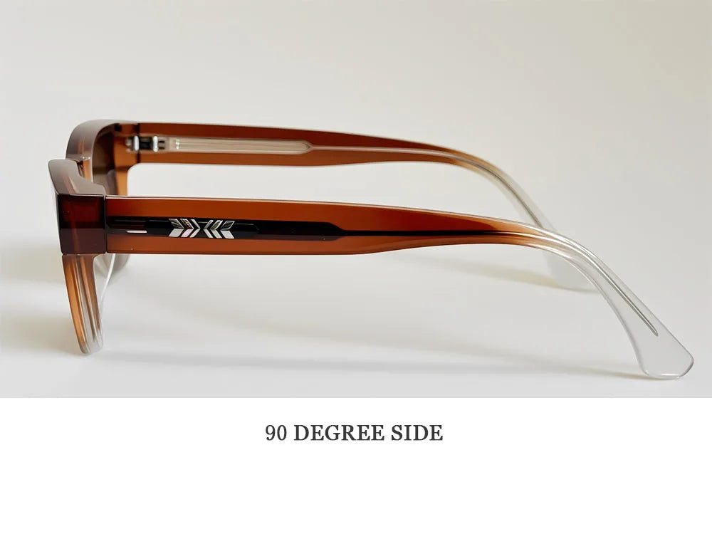 Vintage Square Sunglasses With Polarised Lenses