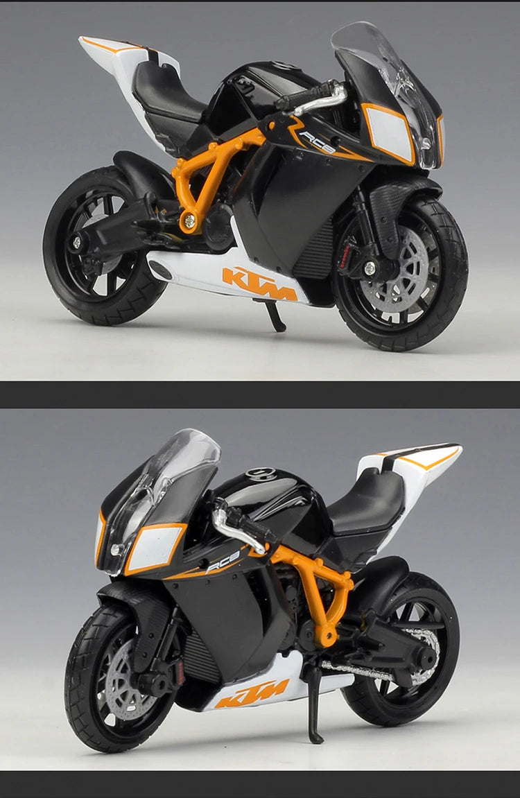 1 18 Scale KTM 1190 RC8 R Diecast Motorcycle Model