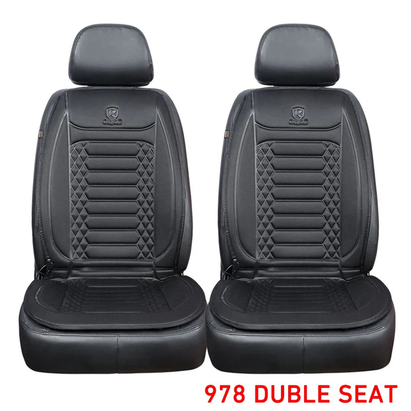 12V Universal Heated Car Seat Cover Fast Heating Electric Seat Cushion