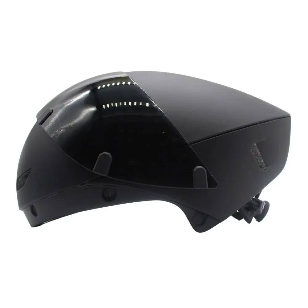 Aerodynamic Triathlon Cycling Helmet With Magnetic Goggles