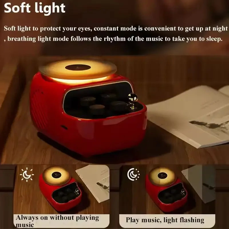 Aromatherapy Night Light Creative Mini Atmosphere Wireless Bluetooth Speaker Desktop High Sound Quality Ornament Bass Cannon