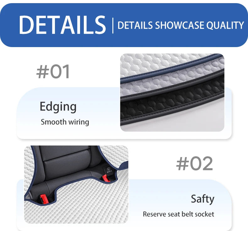 Summer Ice Silk Car Seat Covers Universal Front Rear Car Seat Cushion Auto Protect Mat Cooling Breathable Anti-slip Car Cover