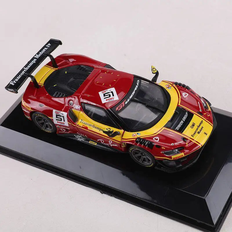 1 43 Scale Ferrari 296 GT3 Diecast Model Car