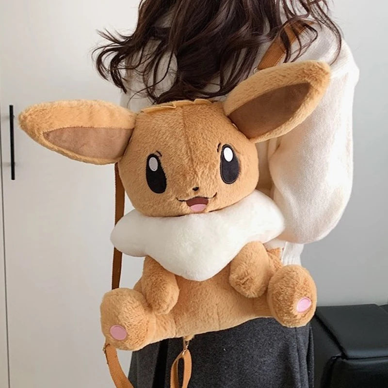 Kawaii Character Plush Backpack Soft Shoulder Bag