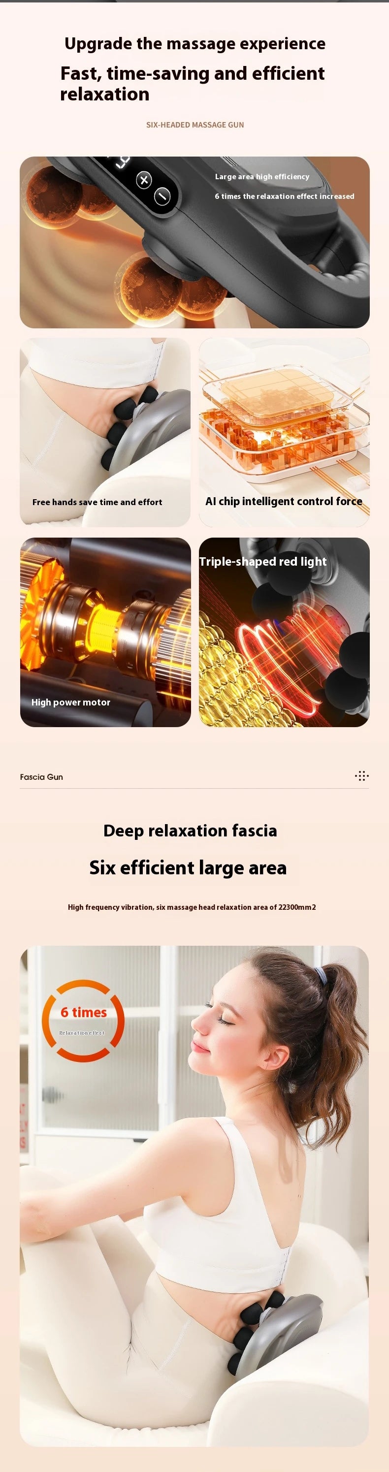 Muscle Massge  for Athletes,Handheld Back Massager，Handheld Deep Tissue Percussion Massager  for Neck,Back,Leg