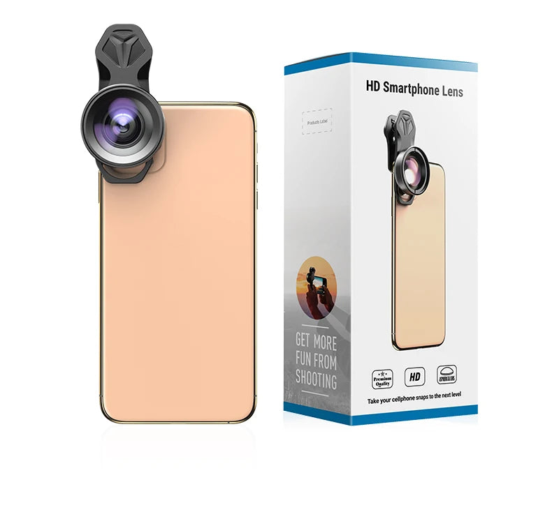 2 in 1 120 Degree Wide Angle and 10X Macro Phone Camera Lens Kit
