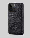 100% Genuine Crocodile Leather Phone Case For iPhone 16 15 14 Pro Max 15Pro 16 Plus Luxury Shockproof Back Cover