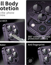 Full Cover Metal Camera Lens Protector on For iPhone 14 Pro Max Plus Tempered Glass For iPhone 11 12 13 Pro Max Mini Metal Film