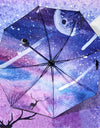 Starry Sky Automatic Umbrella Uv Protection Windproof Strong Umbrella