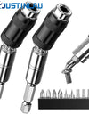 1/4"Hex Magnetic Pivoting Drill Bit Quick Change Drive Guide Drill Pivoting Bit Holder for Tight Spaces Magnetic Bit Tip Holder