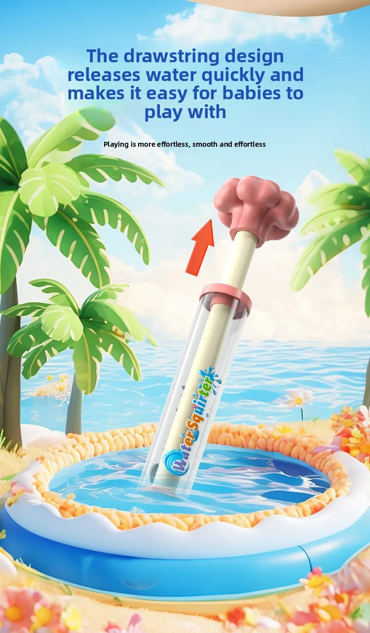 Fireworks Spray Water Pull-Back Water  Outdoor Splash Games for Pool Lawn Activities s Summer Interactive Water Spray Toys