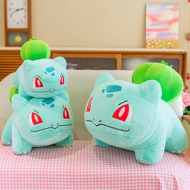 Bulbasaur Plush Stuffed Animal Soft Green Pillow