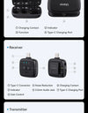 Tiny Mic Lavalier Microphone for Smartphone Camera Gopro Laptop for iPhone 16 15 14 13 Android