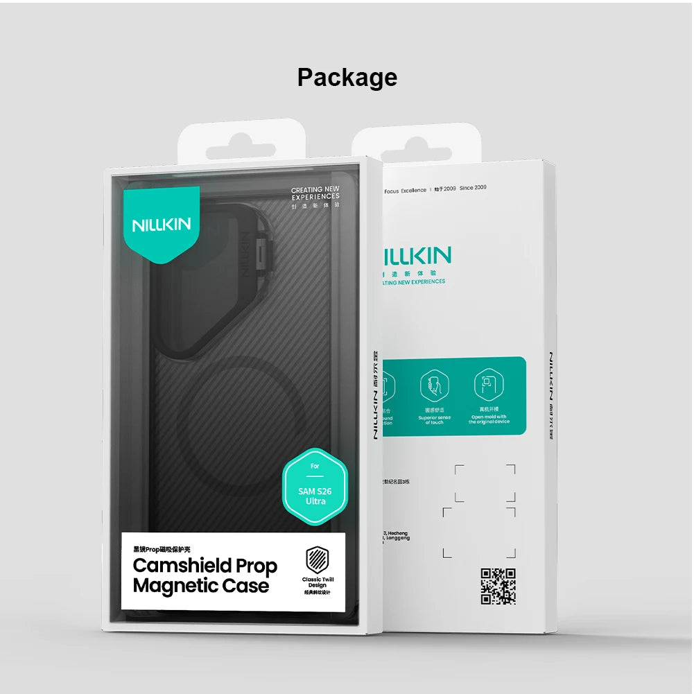 Magnetic CamShield Prop Case for Samsung Galaxy S26 Ultra – Camera Protection Bracket PC + TPU Back Cover