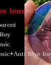 Ultra-light Fashion Flexible TR90 Eyewear Men Retro Round Decorative Optical Prescription Eyeglasses Frame