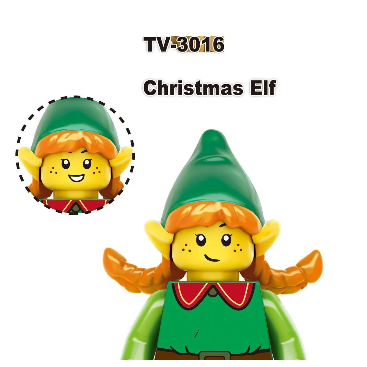 Christmas Gift Elf Santa Claus Building Blocks Mini Action Figure Toys