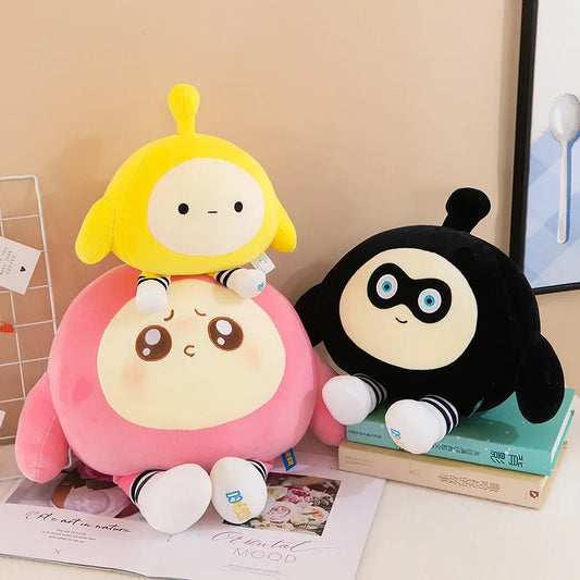 Kawaii Egg Party Plush Toy 85 cm Soft Stuffed Pillow Doll