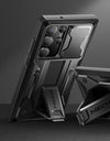 for Samsung Galaxy S23 Ultra S24 Case with Kickstand Slide Camera Cover Screen Protector Military Grade Shockproof 6.8"