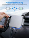 Dual Coil Fold Screen Car Wireless Charger For Samsung Galaxy Z 4 3 Fold Flip iPhone 15 14 Fast Phone Charging Vent Mount Holder