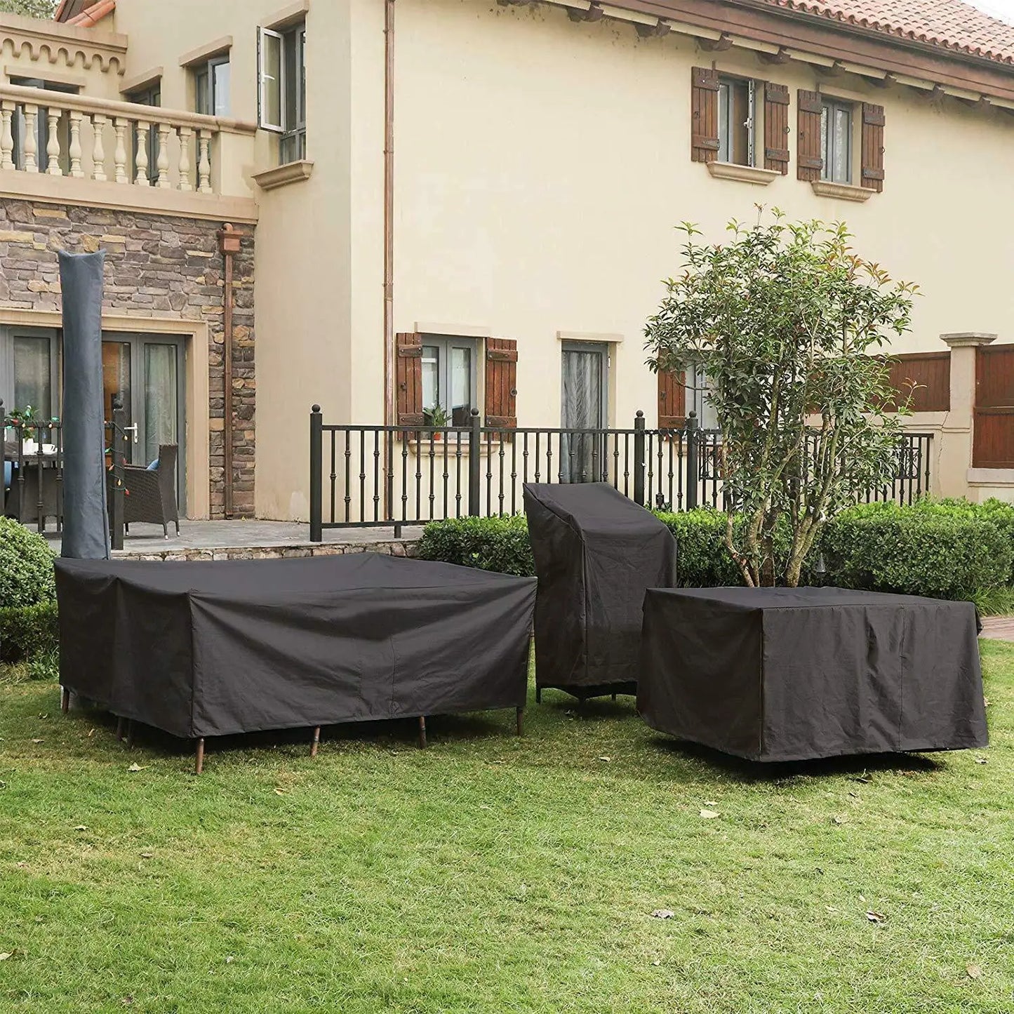 Waterproof Oxford Furniture Cover Outdoor Garden Patio Rattan Table Chair Sofa Dustproof Protector