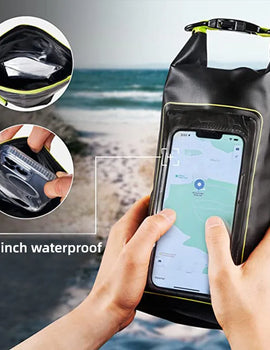 2L Dry Bag Touch Screen Waterproof Bags For Trekking Drifting Rafting Surfing kayak Outdoor Sports Bags Camping Equipment XA394Q