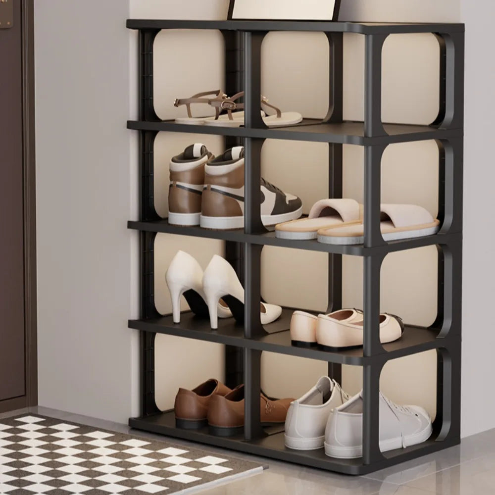 Simple Shoe Rack Standing Detachable Assemble Diy Shoes Cabinets Household Furniture Multilayer Stackable Doorway Shelf Shoerack