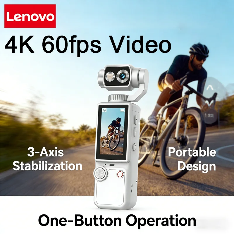 4K HD WiFi Wearable Sports Camera with Touch Screen Night Vision and EIS Stabilization