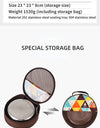 17PCS 22PCS Set Camping Stainless Steel Dinner Dish Durable Outdoor Cooking Picnic Tableware Soup Bowl Trip