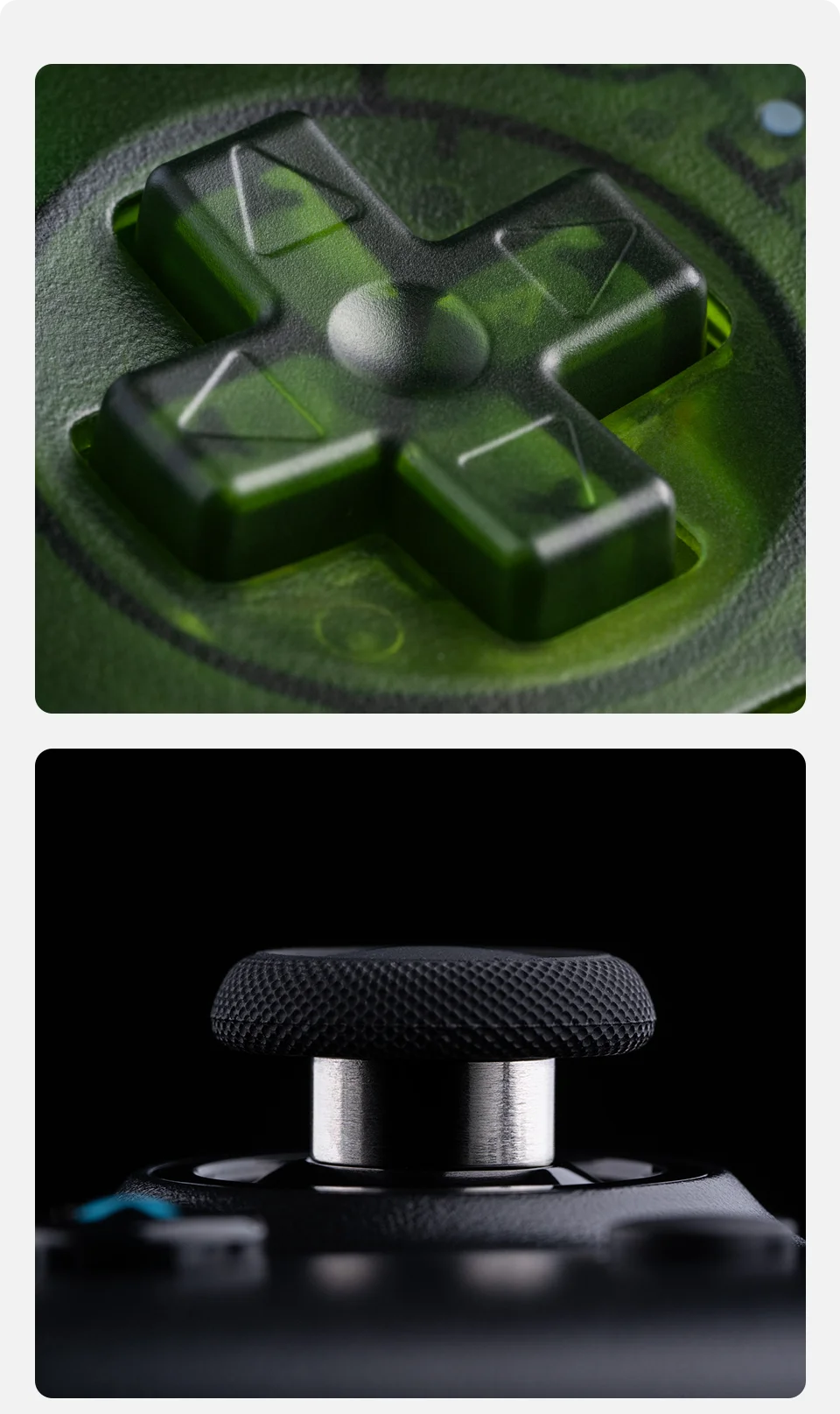 Wireless Gaming Controller with Hall Effect Joysticks for Xbox and PC