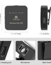 Wireless Lavalier Microphone for iPhone / iPad / Type-C Phone, 8-Pin / Type-C Receiver