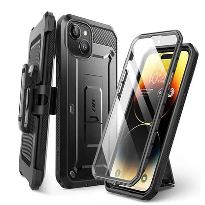 For iPhone 15 Plus Case 6.7 inch (2023) UB Pro Full-Body Rugged Heavy Duty Rugged Case with Built-in Screen Protector