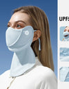 Women's Anti-UV Sunscreen Face Mask Scarf Breathable Ice Silk Half Face Cover Thin Summer Face Cover Mask
