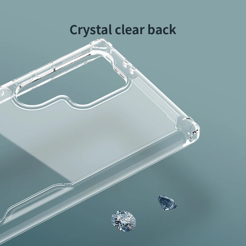 Transparent TPU + PC Soft Case for Samsung Galaxy S26 Ultra / S26 Plus / S25 Ultra / S24 Ultra / S23 Ultra – Lightweight Protective Cover