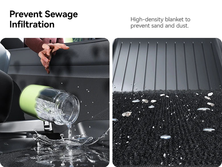 TPE Floor Mat Set for Tesla Model Y Juniper 2025 Right Hand Drive Waterproof Anti Slip Trunk and Interior Liner