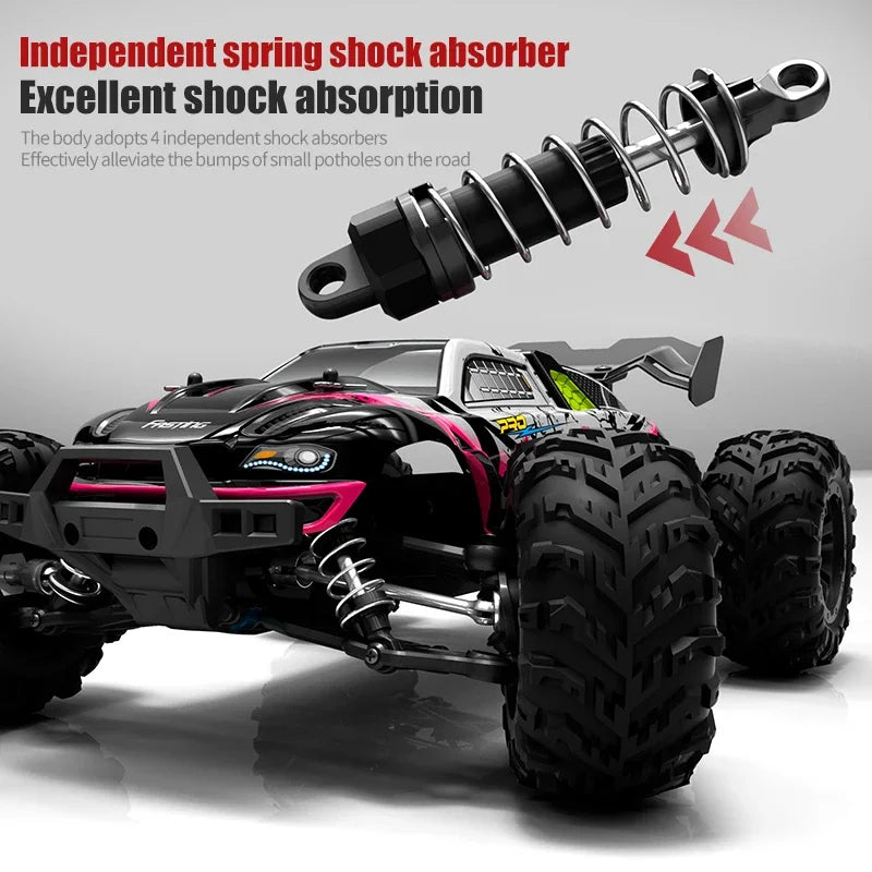 RC Car 1:16 70KM/H or 25KM/H Car Toys LED Headlight Shock-Absorbing Long Endurance With Adapt To All-Terrain 4WD Toys