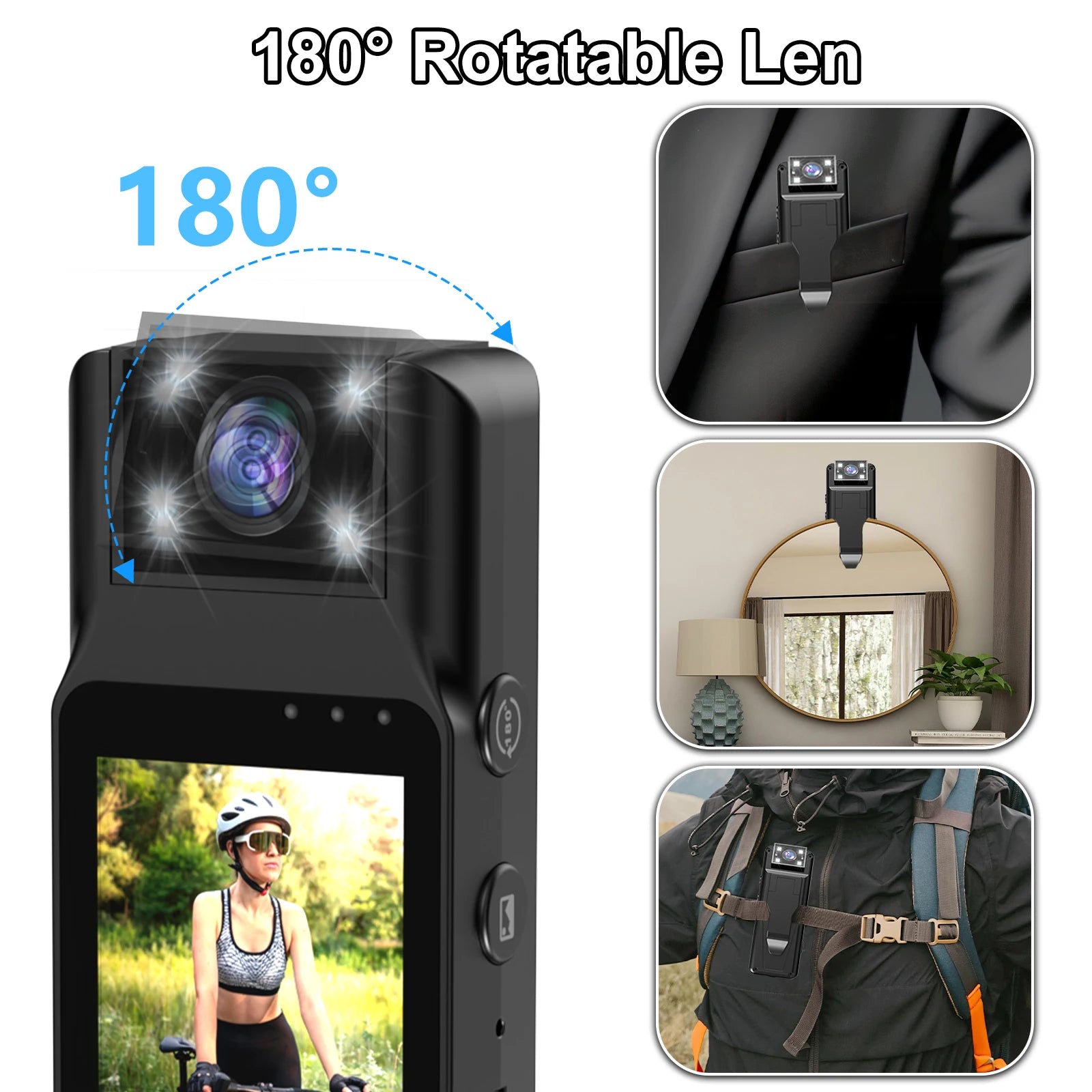 Wifi Mini Camera 1080P Portable Digital Video Recorder Worn Police Small Body Cam Night Vision DV Miniature Camcorder