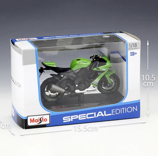 1 18 Scale Kawasaki Ninja ZX10R Diecast Motorcycle Model