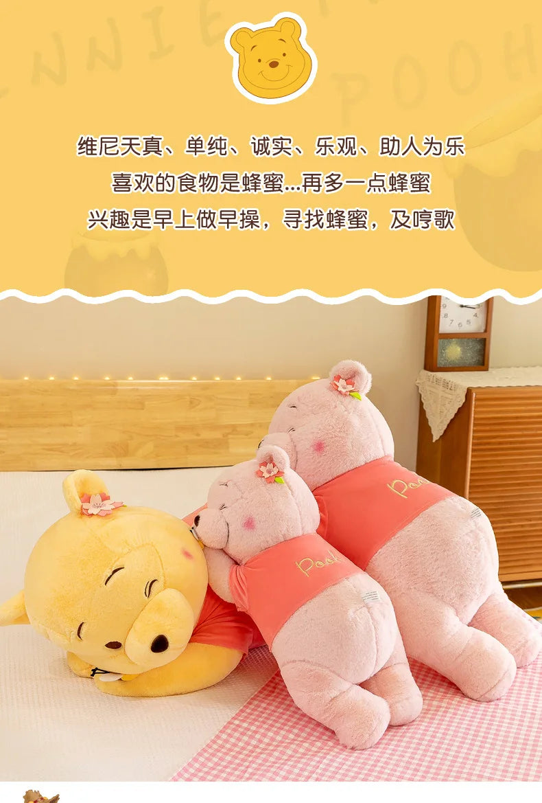 Winnie Bear Plush Stuffed Animal Soft Cartoon Pillow