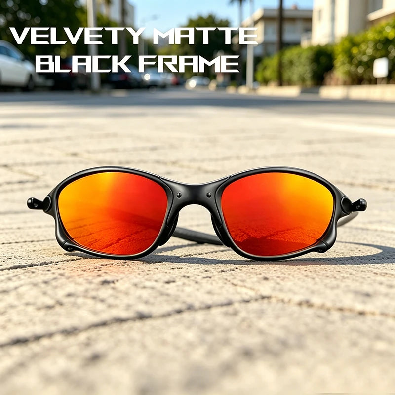 Polarized Metal Sport Cycling Sunglasses