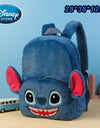 Disney Plush Backpack Ins Japanese Blue Stitch Funny Cartoon Large-Capacity Student Backpack Kindergarten Bag