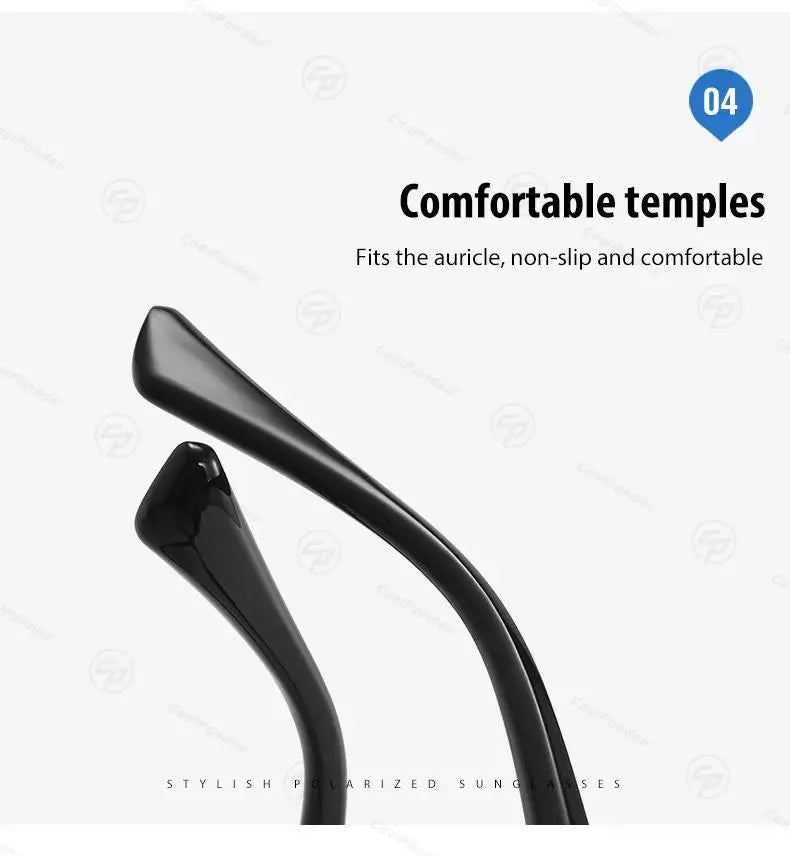 Diamond Frame Photochromic Polarized UV400 Fashion Sunglasses for Women Travel Glasses