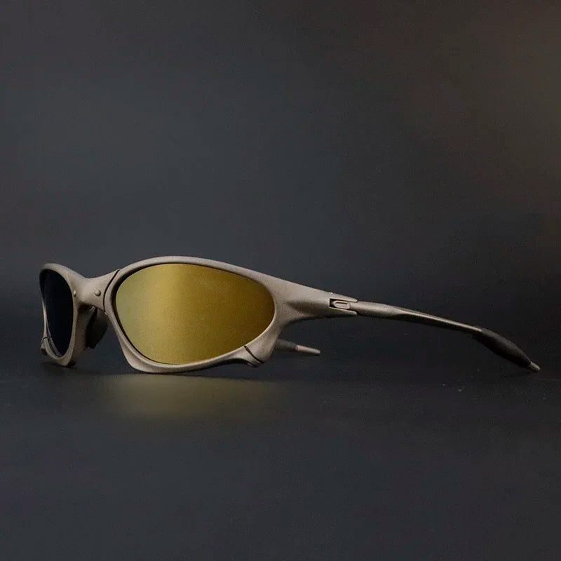 Polarized Metal Cycling Sunglasses UV400 Riding Eyewear